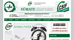 Desktop Screenshot of csif-agca-canarias.com